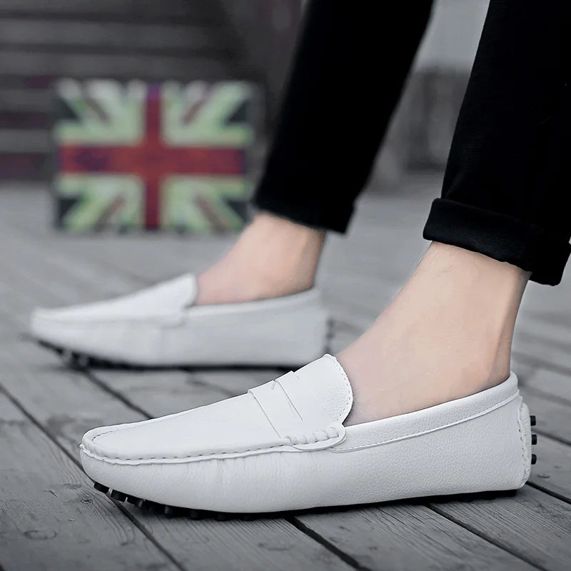 Men Moccasins Slip on Casual Shoes