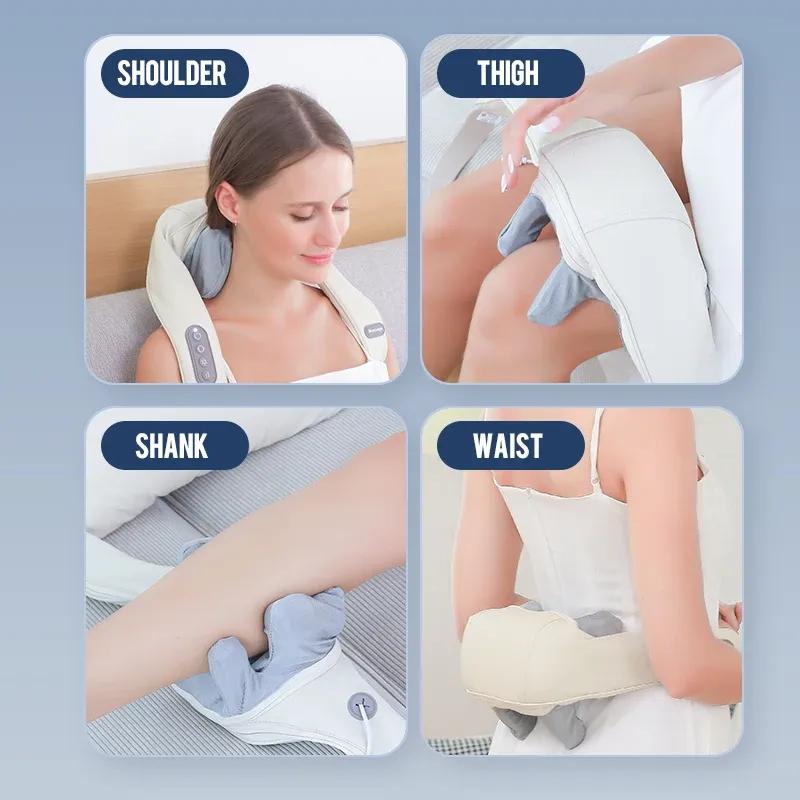 Wireless Neck & Back Massager with Heat