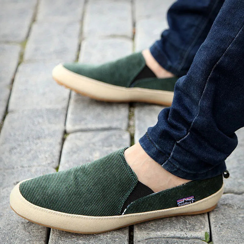 Men Sneakers Summer Loafers Breathable Canvas Shoes High Quality Casual Footwear