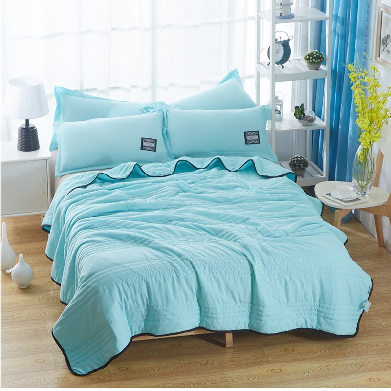 Cooling Blankets Pure Color Summer Quilt Plain Summer Cool Quilt Compressible Air-conditioning Quilt Quilt Blanket