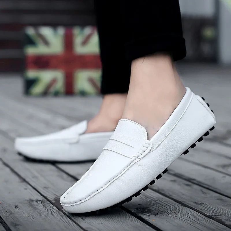 Men Moccasins Slip on Casual Shoes