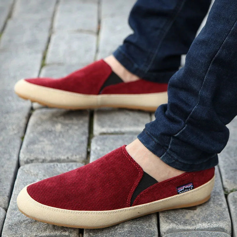 Men Sneakers Summer Loafers Breathable Canvas Shoes High Quality Casual Footwear