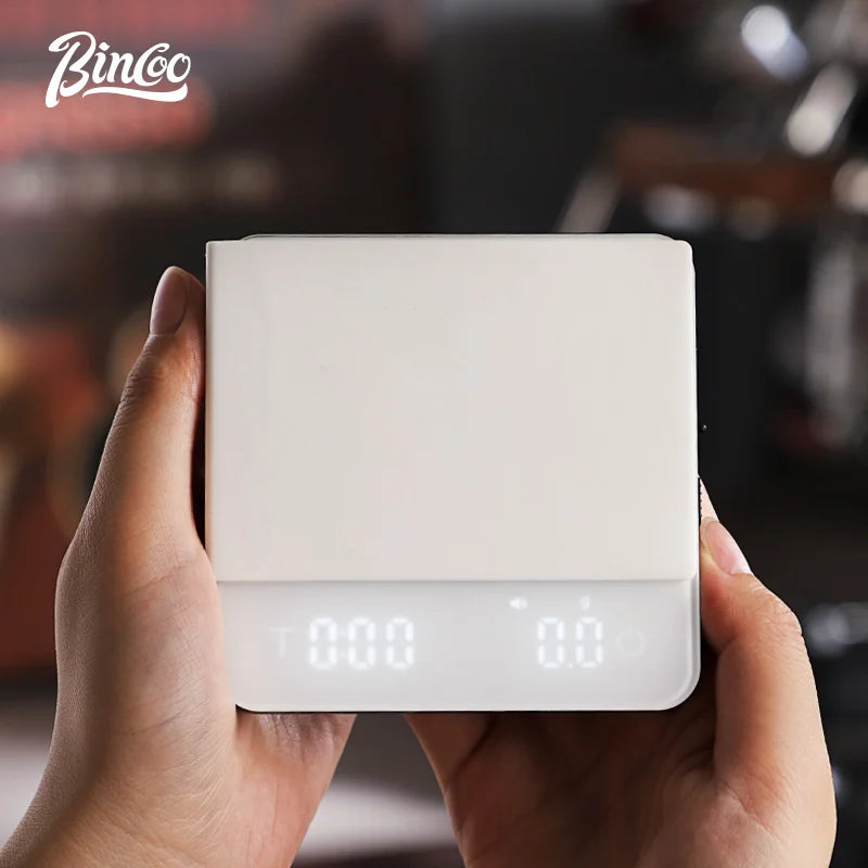 bincoo Digital Kitchen Coffee Scale 2000g/0.1g High precision cycle rechargeable electronic scale Home Barista accessories